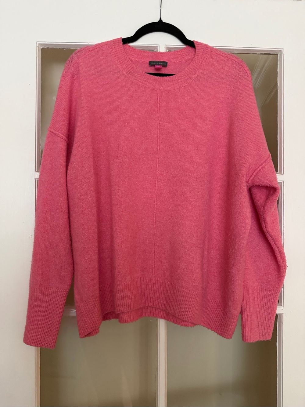Vince Camuto Bright Pink Crewneck Sweater